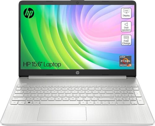 HP 15" Laptop, AMD Ryzen 3-5300U Processor, 8 GB RAM, 256 GB SSD