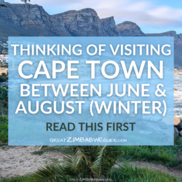 Cape Town Winter June July August Travel Advice