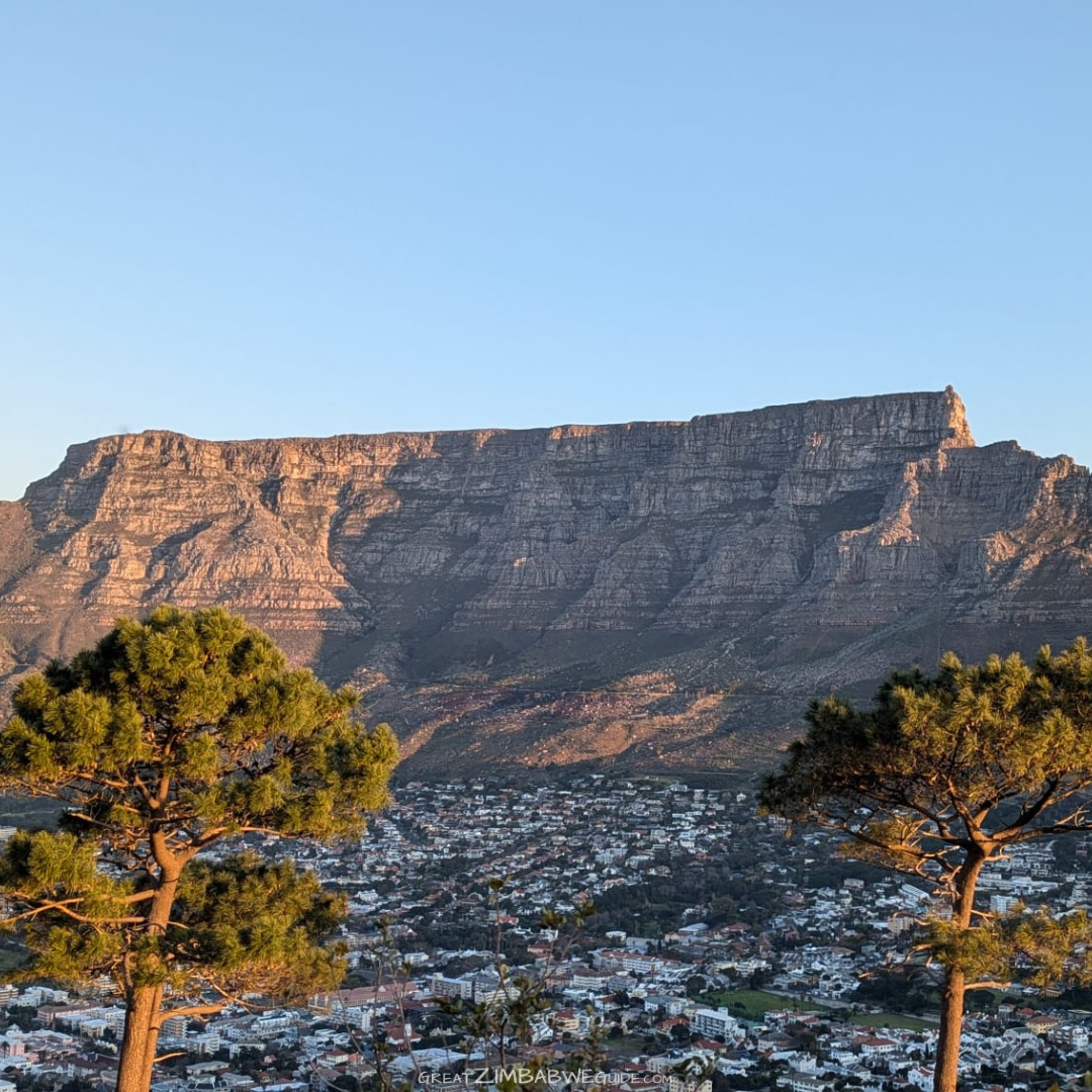 Cape Town Winter July August Travel Advice Table Mountain View